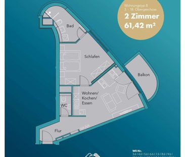 KÖLN-MÜLHEIM - TOLLES 2-ZIMMERAPPARTEMENT MIT FERNBLICK IM NEUEN WO... - Photo 5