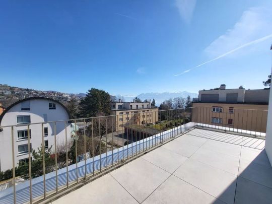 Bien d'exception neuf de 3.5 pcs avec vue et grand balcon - Photo 1
