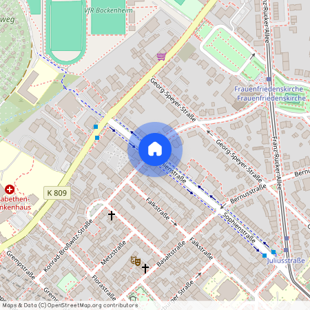 Rödelsheimer Landstr. xx, 60487 Frankfurt am Main - Bockenheim