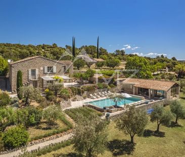 Luberon - Mas d'exception avec vue dégagée et piscine chauffée - Photo 5