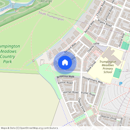 Kinsman Way, Trumpington, Cambridge, Cambridgeshire