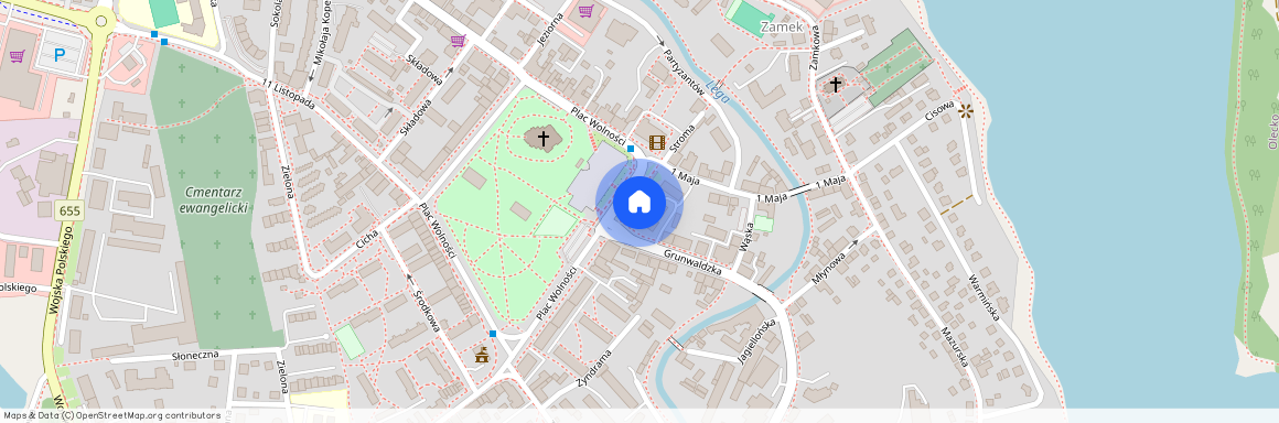 Plac Wolności, Olecko