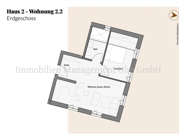 Wunderschöne 2-Zimmer-EG-Wohnung mit Tiefgaragenstellplatz! - Photo 1