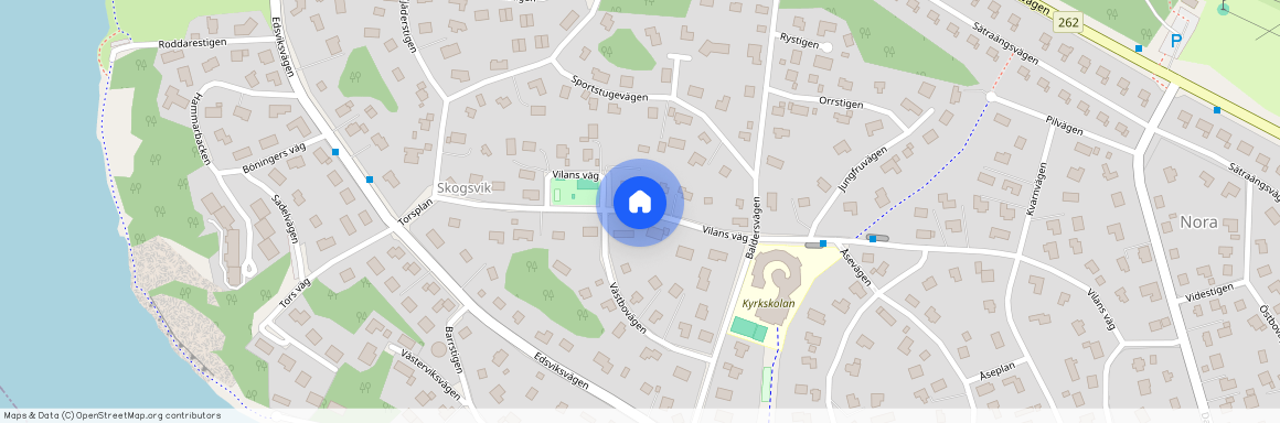 Vilans väg, Danderyd