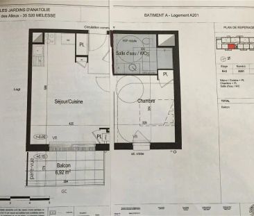 Location appartement 2 pièces - 43m² à Melesse (35520) - Photo 2