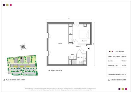 Location Appartement 2 pièces 43m² AUZEVILLE TOLOSANE 31320 - Photo 3