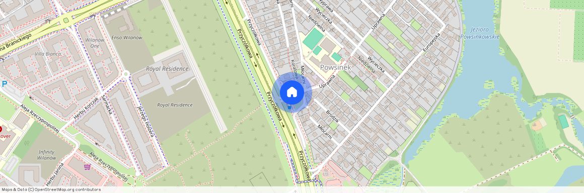 Powsinek, Uprawna, Wilanów, Warszawa