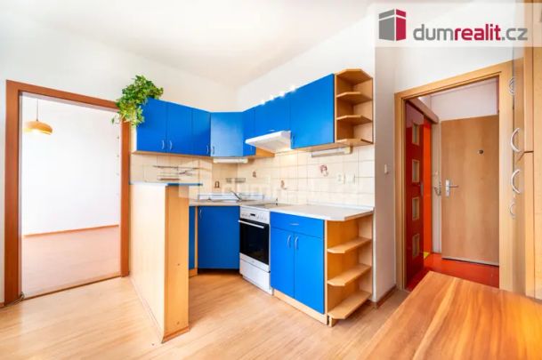 K pronájmu, částečně vybavený byt 1+1, nejvyšší podlaží, za OC IGY, ul. Puklicova 1035/29, České Budějovice - Fotografie 1