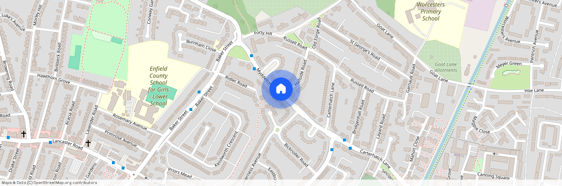 Myddelton Avenue, Enfield, Middlesex, EN1