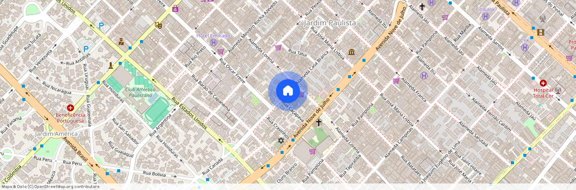 Alameda Casa Branca 923, Jardim Paulista, São Paulo - SP, 01408-001, Brazil