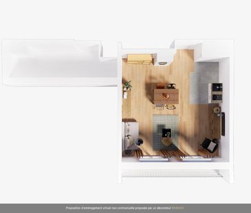 location Appartement T1 DE 35.4m² À COURBEVOIE - Photo 2