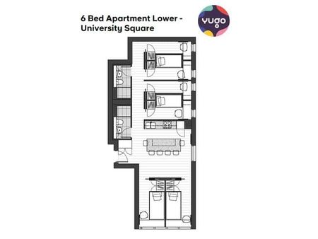 6 Bed Apartment Lower (Bunk Cabin) - Photo 2