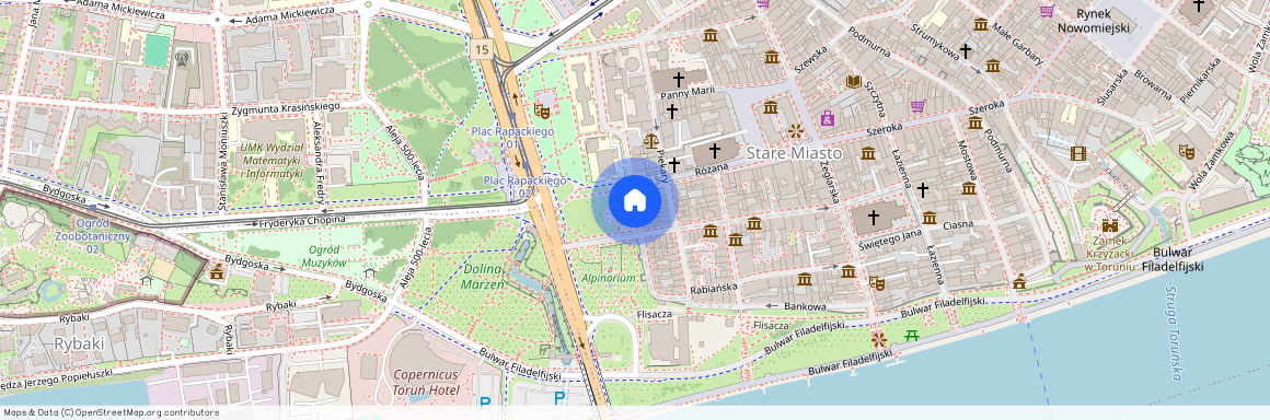 ul. Fosa Staromiejska, Toruń, Stare Miasto