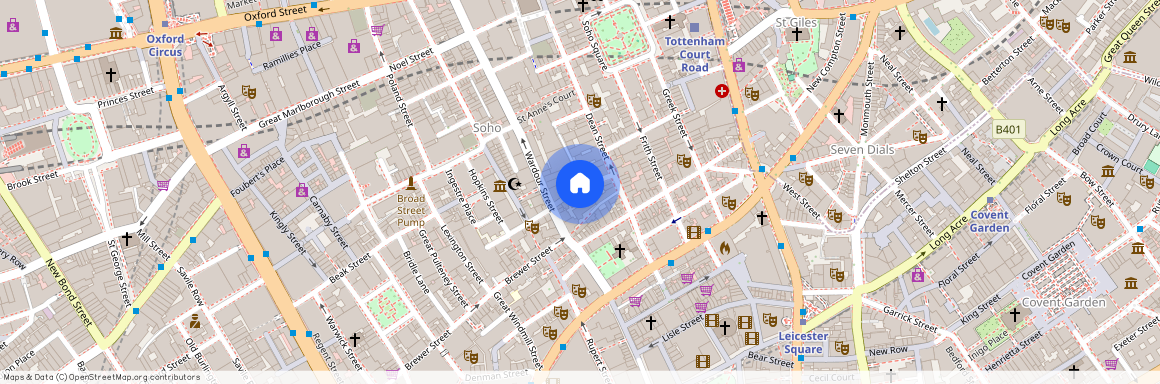 Meard Street, Soho, London, W1F