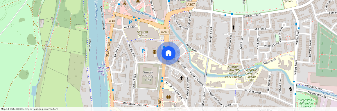 ~5 min walk from Penrhyn Road Campus), Kingston