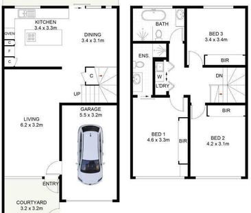 Modern City-Centre Townhouse – Spacious, Stylish & Coastal Living - Photo 6