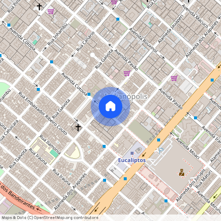 Avenida Cotovia, 727, Indianópolis, São Paulo, São Paulo, 04517002