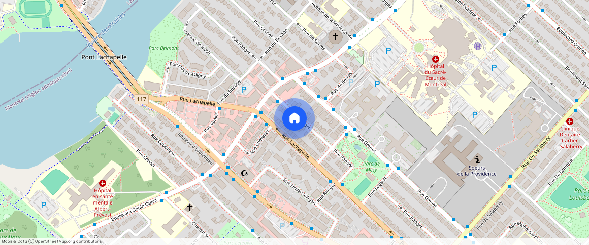 ** Rue Ranger, app. 205, Montréal (Ahuntsic-Cartierville), H4J2L2