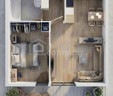 Attraktive 2-Zimmer-Wohnung mit Südwest-Balkon - inkl. TG-Stellplatz - Foto 4