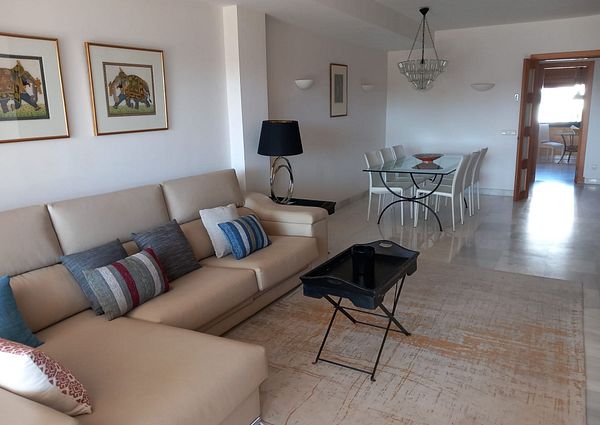 East facing apartment with views of the Bird Sanctuary and the Guadiaro river