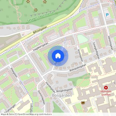 Djäknegatan, Mölndal