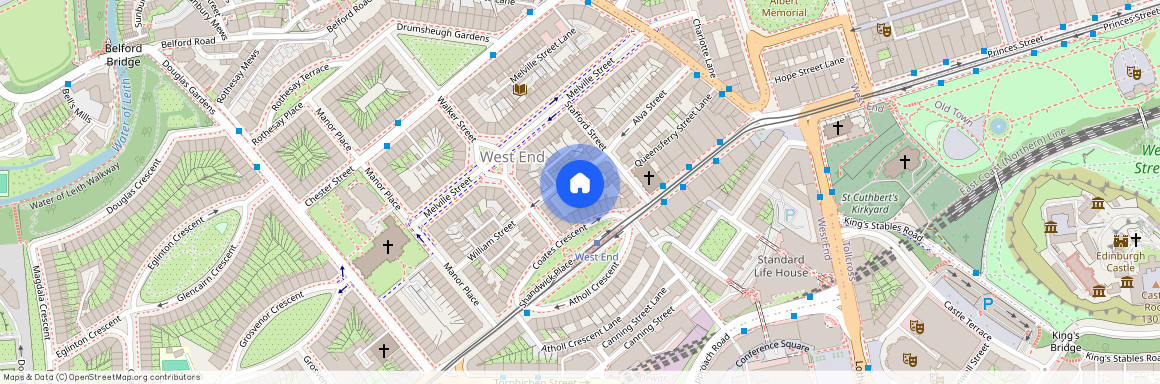 Building William Street South East Lane - joivy - 1319947, Edinburgh