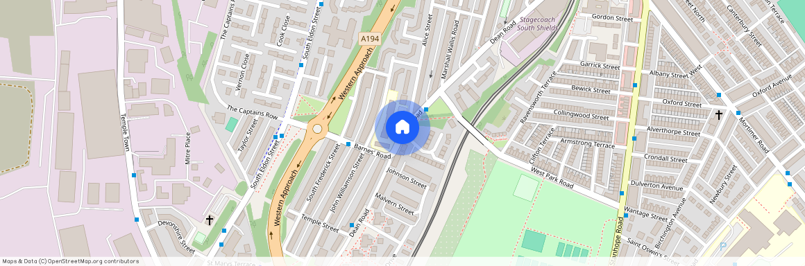 dean road, south shields