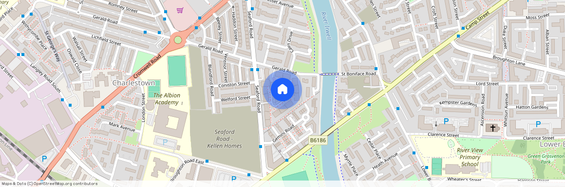 at Albion Place, Apartment 1, 23 Barnabas Drive M6