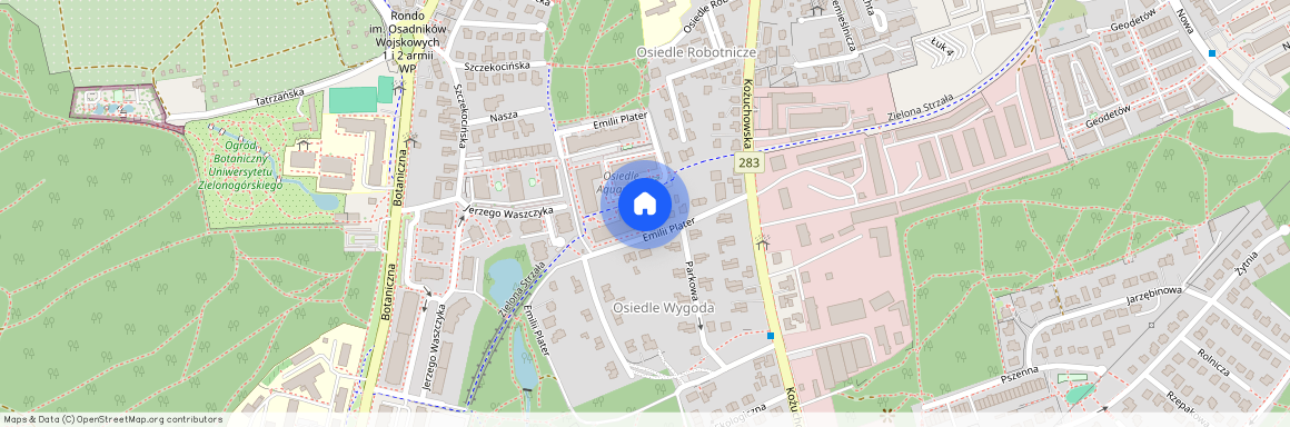 ul. Emilii Plater, Centrum, Zielona Góra, lubuskie