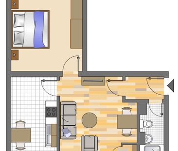 2-Zimmer-Wohnung in Gelsenkirchen Buer - Photo 1
