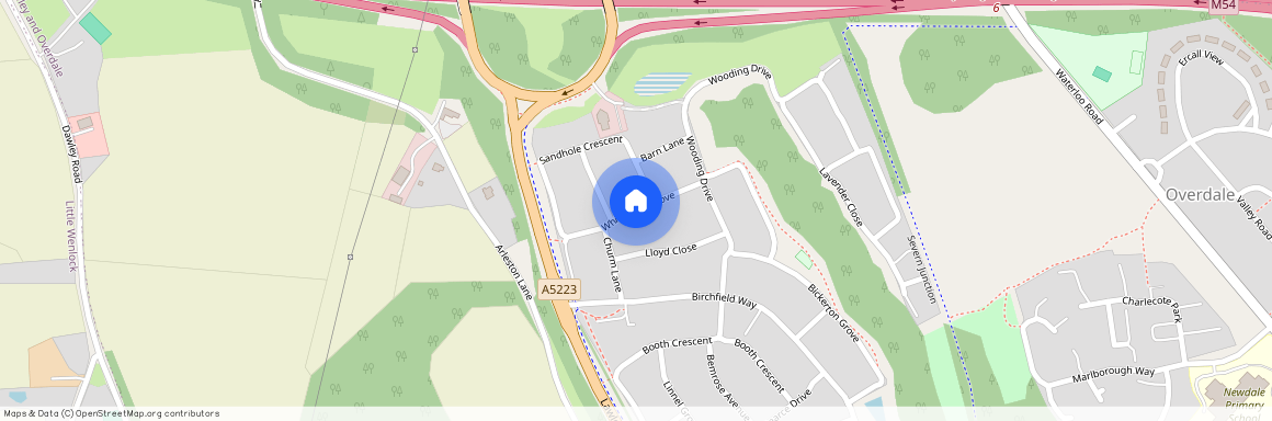 Whitehead Grove, Lawley, Telford, TF3