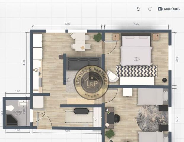 3 izbový byt v centre mesta na prenajom - Photo 1