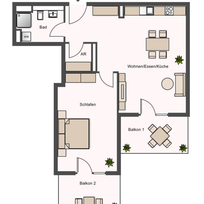 Wohnen mit ZWEI BALKONEN am Fürther Stadtpark *NEUBAU* - Photo 1