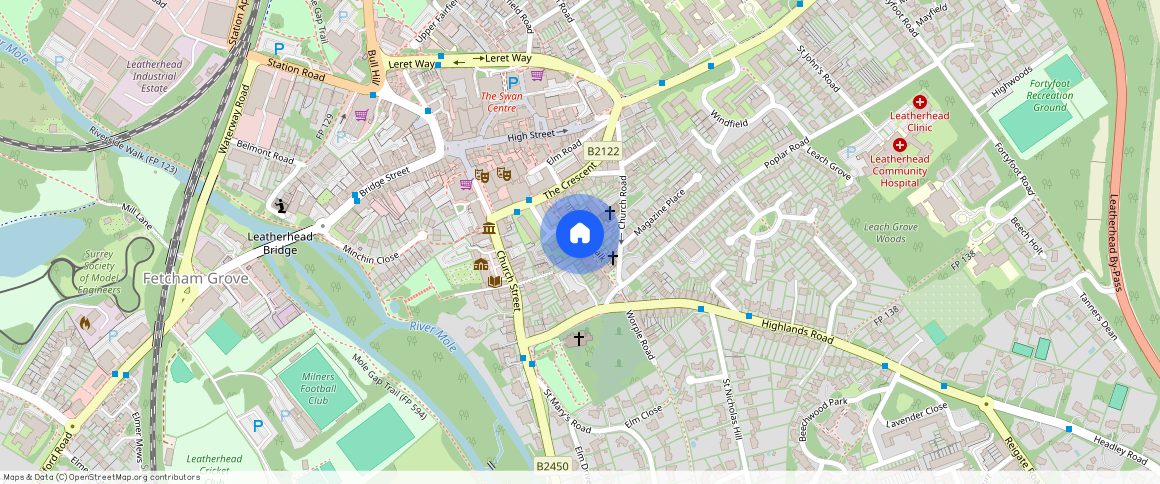 Church Walk, Leatherhead, KT22