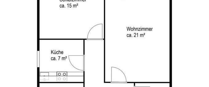 Ellenerbrok-Schevemoor / Mobiliert / Moderne 2-Zimmer-Wohnung - Photo 1