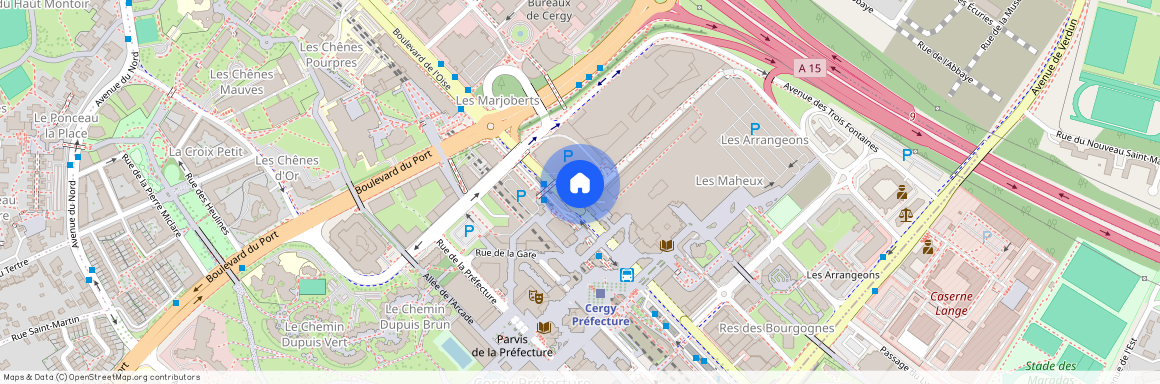 Avenue des 3 Fontaines et Boulevard de l'Oise 95000 Paris