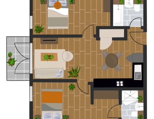 Apartment Type B3Y Urban Mid-century - Photo 1