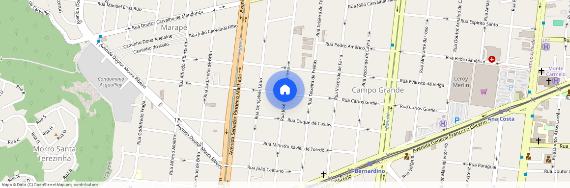 Rua Carlos Gomes, Campo Grande - Santos