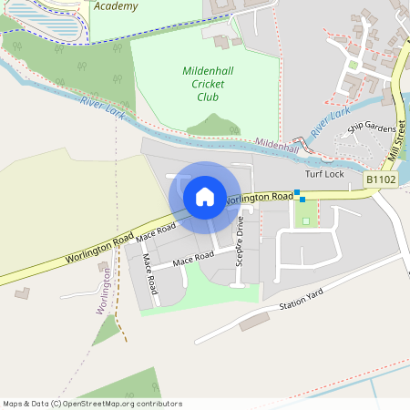 Mace Road, Mildenhall, Worlington Road