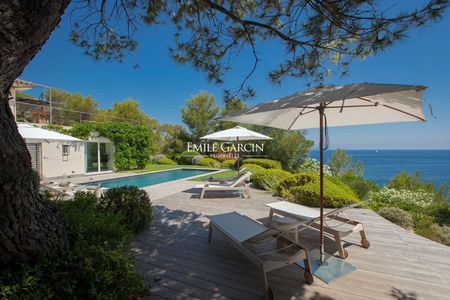 Villa à la location - Les Parcs de Saint-Tropez - à pied de la plage, vue mer - Photo 4