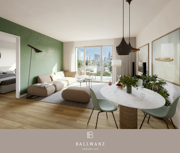 Effizient geschnittenes 1-Zimmer-Apartment mit Balkon - Foto 1