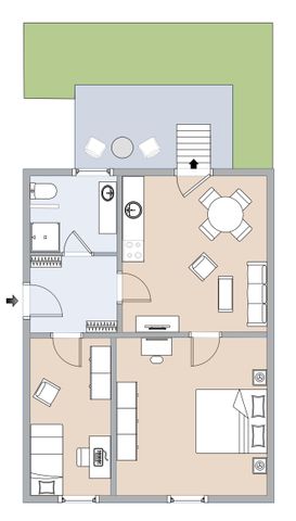 Charmante Altbauwohnung mit Garten und Terrasse - Photo 2