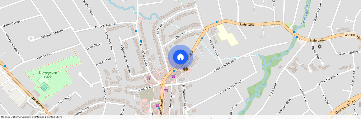 Hale Lane, Cranbourne Court, HA8