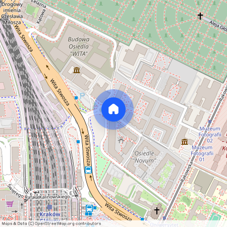 ul. Rakowicka, Przedmieście Warszawskie, Stare Miasto, Kraków, małopolskie