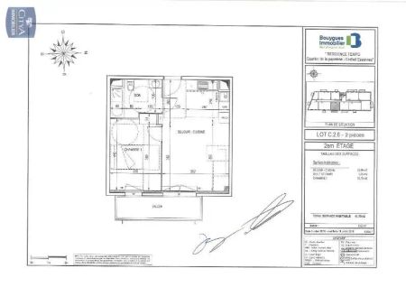 Appartement à louer 2 pièces 41.7m² - Photo 5