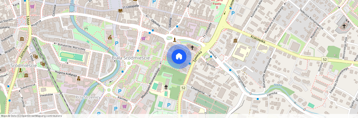 ul. Władysława Broniewskiego, Biała Śródmieście, Bielsko-Biała, śląskie