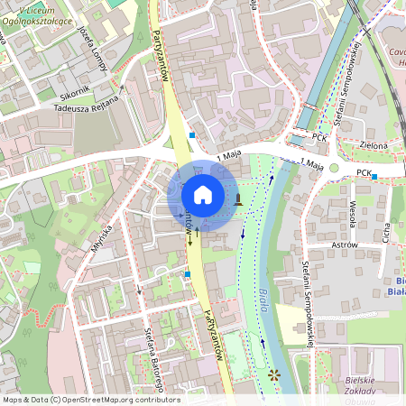 Adama Mickiewicza, Dolne Przedmieście, Bielsko-Biała, śląskie