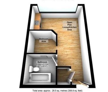 1 Bed Flat, Marco Island, NG1 - Photo 6