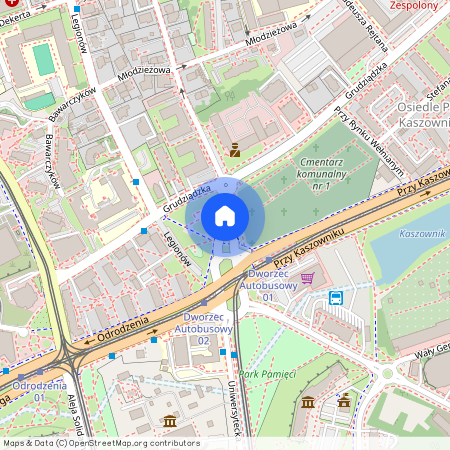 ul. Polskiego Czerwonego Krzyża, Mokre, Toruń, kujawsko-pomorskie