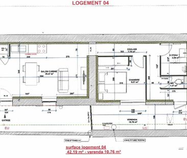 Location Appartement 2 pièces 42m² - Photo 5